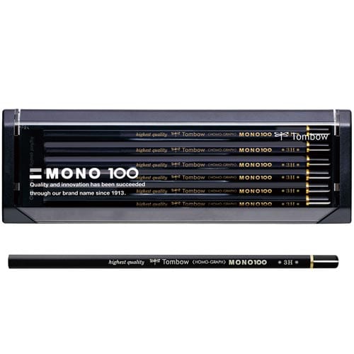 鉛筆 MONO100 3H 12本入×2