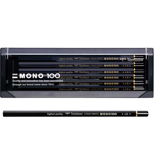 鉛筆 MONO100 4B 12本入×2