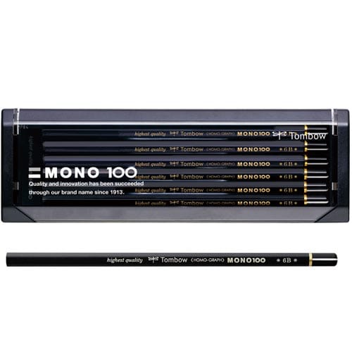 鉛筆 MONO100 6B 12本入×2