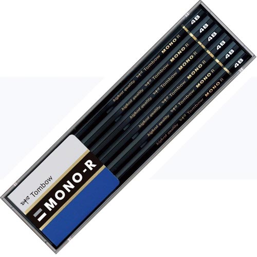 鉛筆 MONOR 4B プラケース 12本入×3