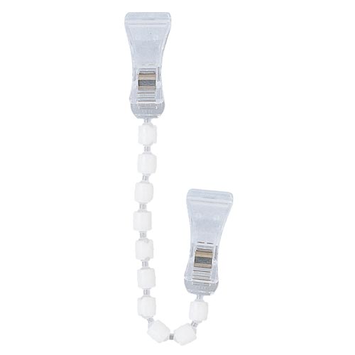 クリップ せぼね君 大型 10連 白 5個