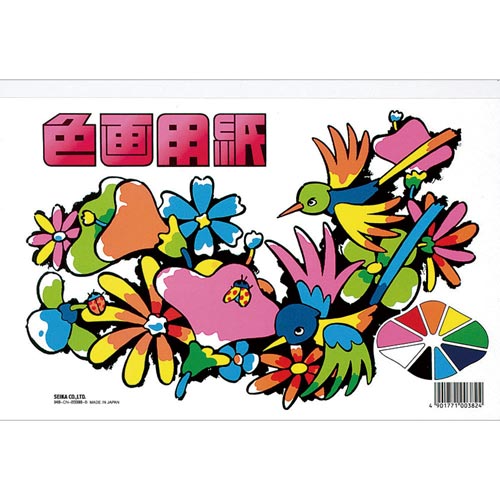色画用紙 9色セット B5 10パック