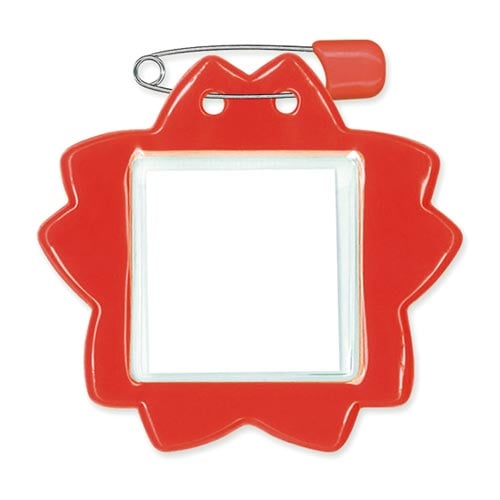 名札 桜型 レッド 10枚入×3