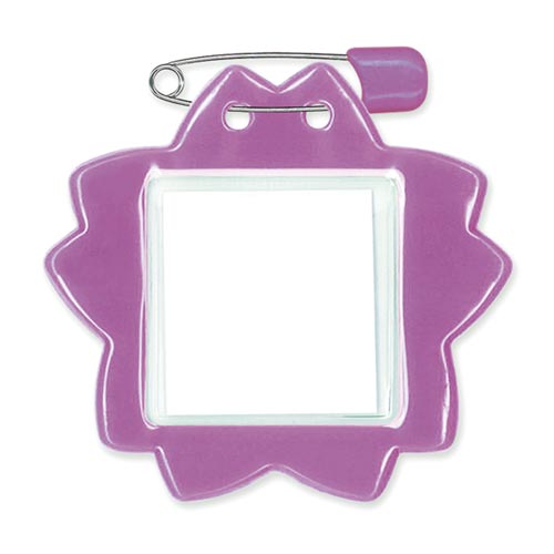 名札 桜型 紫 10枚入×3
