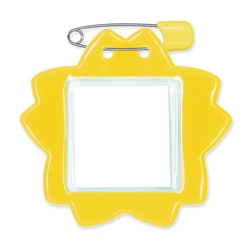 名札 桜型 イエロー 10枚入×3