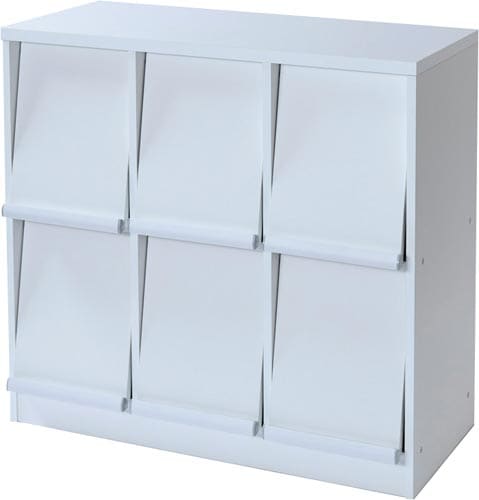 ディスプレイラック 3列2段 ホワイト