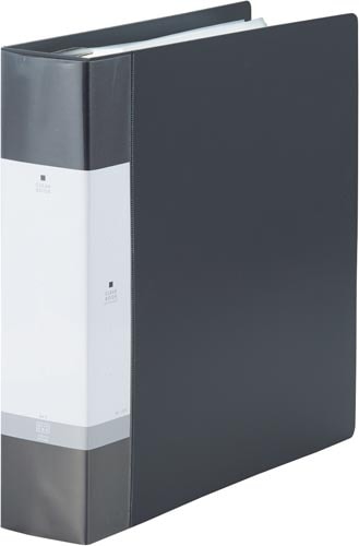 クリヤーブック交換式 黒 A4縦背幅65mm