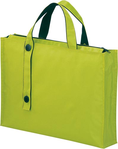 キャリングバッグ(2WAY)黄緑 幅80mm