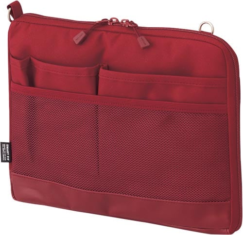 バッグインバッグ A5 レッド ヨコ