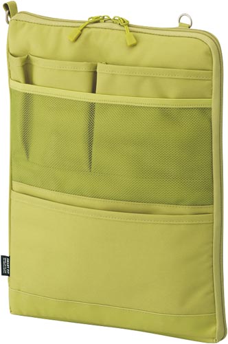 バッグインバッグ A4 イエローGR タテ