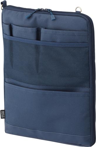 バッグインバッグ A4 ネイビー タテ