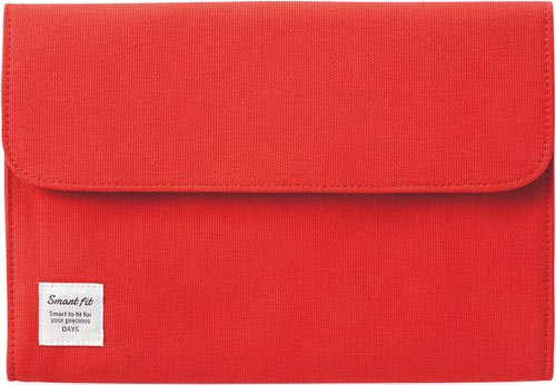 アコーディオンポーチ(L) レッド