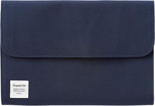 アコーディオンポーチ(L) ネイビー