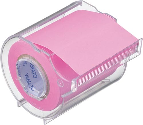 メモックロールテープ強粘着 50mm幅 ローズ