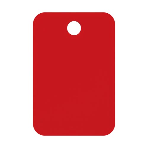 角型番号札 赤 25枚 無地×3