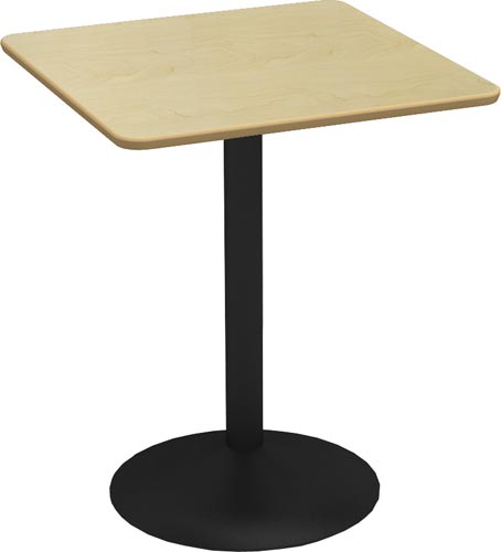 カフェテーブル スチール脚 角天板 NA