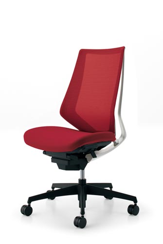 デュオラメッシュ白樹脂脚 カーマイン W