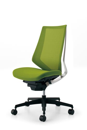 デュオラメッシュ白樹脂脚 ライトオリーブW