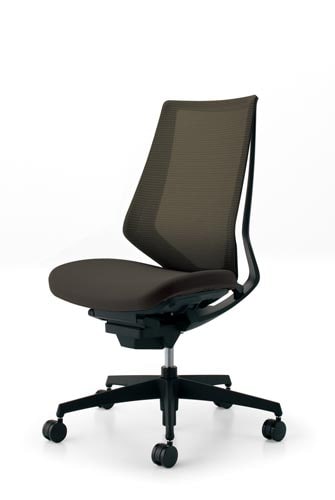 デュオラメッシュ黒樹脂脚 ダークグレージュ V