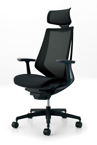 デュオラメッシュ黒樹脂脚 HT肘 ブラック V