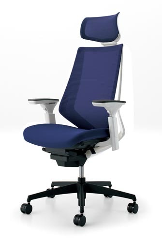 デュオラメッシュ白樹脂脚 H可動肘Dパープル V