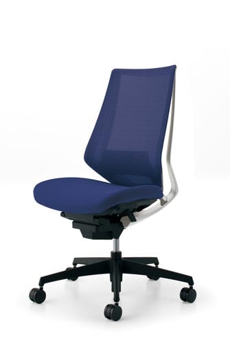 デュオラメッシュ白樹脂脚 ランバーDパープル W