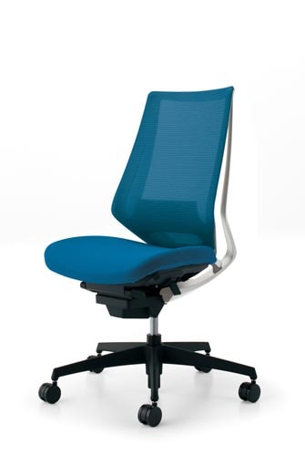 デュオラメッシュ白樹脂脚 ランバー ターコイズW