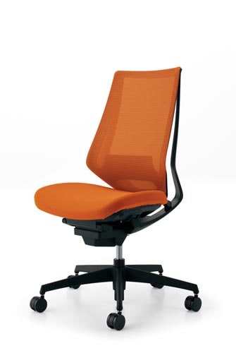 デュオラメッシュ黒樹脂脚ランバータンジェリンW