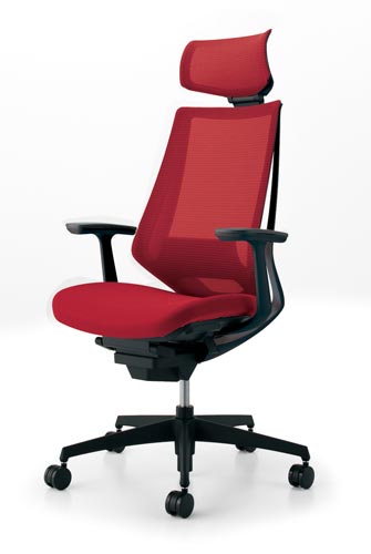 デュオラメッシュ黒樹脂脚 HランバーT肘A8 W