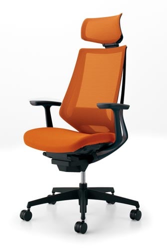 デュオラメッシュ黒樹脂脚 HランバーT肘Y4 W