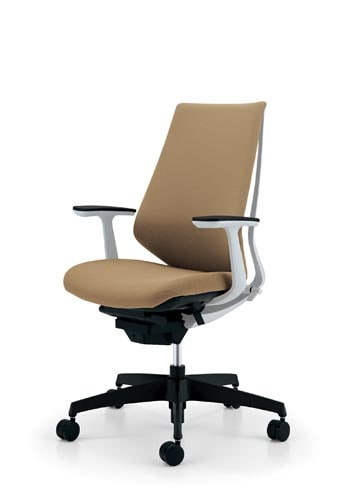 デュオラクッション白樹脂脚 T肘SベージュV