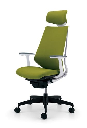 デュオラクッション白樹脂脚 HT肘LオリーブV