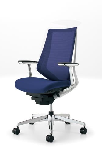 デュオラメッシュ白アルミ脚 アルミ肘Dパープル V