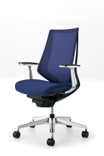 デュオラメッシュ黒アルミ脚 アルミ肘Dパープル V