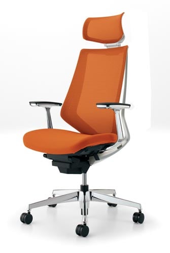 デュオラメッシュ白アルミ脚 Hアルミ肘Y4 V