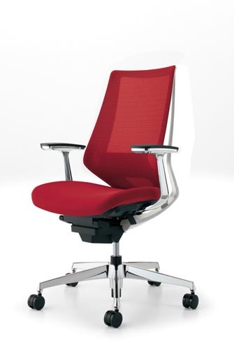 デュオラメッシュ白アルミ脚ランバーアルミ肘A8 V