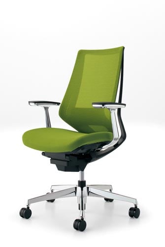 デュオラメッシュ黒アルミ脚ランバーアルミ肘Q4 W