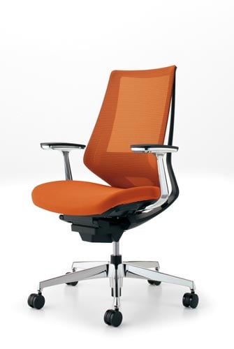 デュオラメッシュ黒アルミ脚ランバーアルミ肘Y4 W