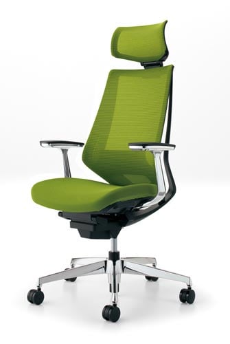 デュオラメッシュ黒アルミ脚Hランバーアルミ肘Q4W