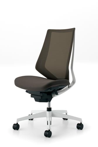 デュオラメッシュ白樹脂C脚 ダークグレージュ W