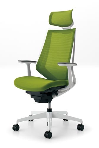 デュオラメッシュ白樹脂C脚 HT肘Lオリーブ W