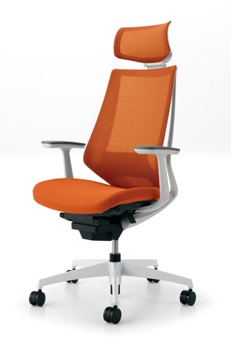 デュオラメッシュ白樹脂C脚 HランバーT肘Y4 W