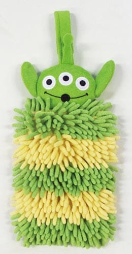 モールタオル ボーダーリトルグリーンメン