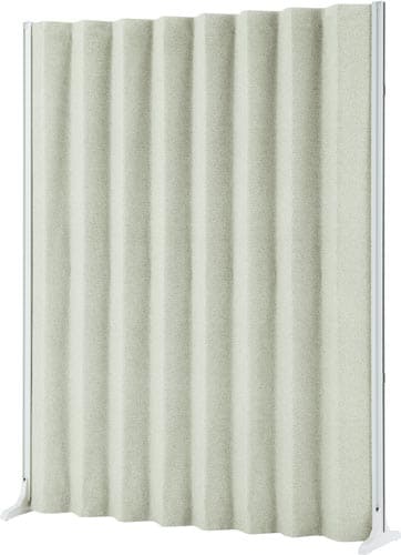 防炎抗菌アコーデオンスクリーン1800グレー