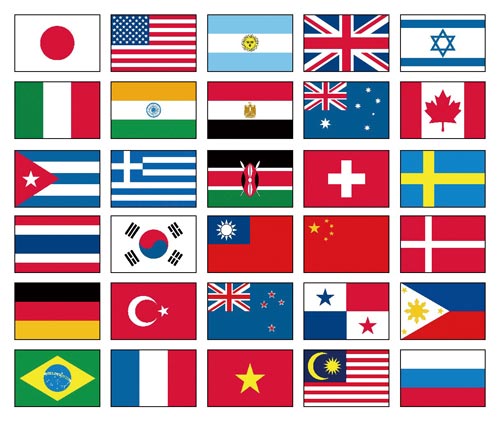万国旗30ヵ国連続20m