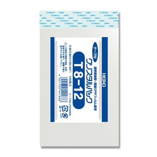 クリスタルパック T 8−12 100枚×10