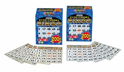 ビンゴカード200枚入×3