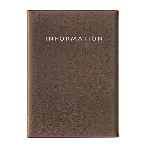 ファイルインフォメーション用A48頁茶