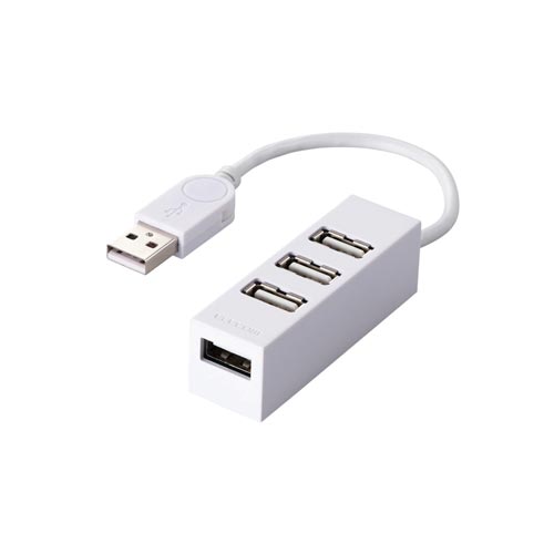 USBHUB2.0バスパワー 4ポート 白