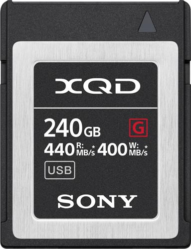 XQDカードQD−Gシリーズ 240GB